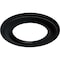Ekena Millwork Bradford Classic Ceiling Medallion (Fits Canopies up to 8 5/8"), 13"OD x 7 1/2"ID x 3/4"P, Jet Black CM13BRBLF - alternate 2